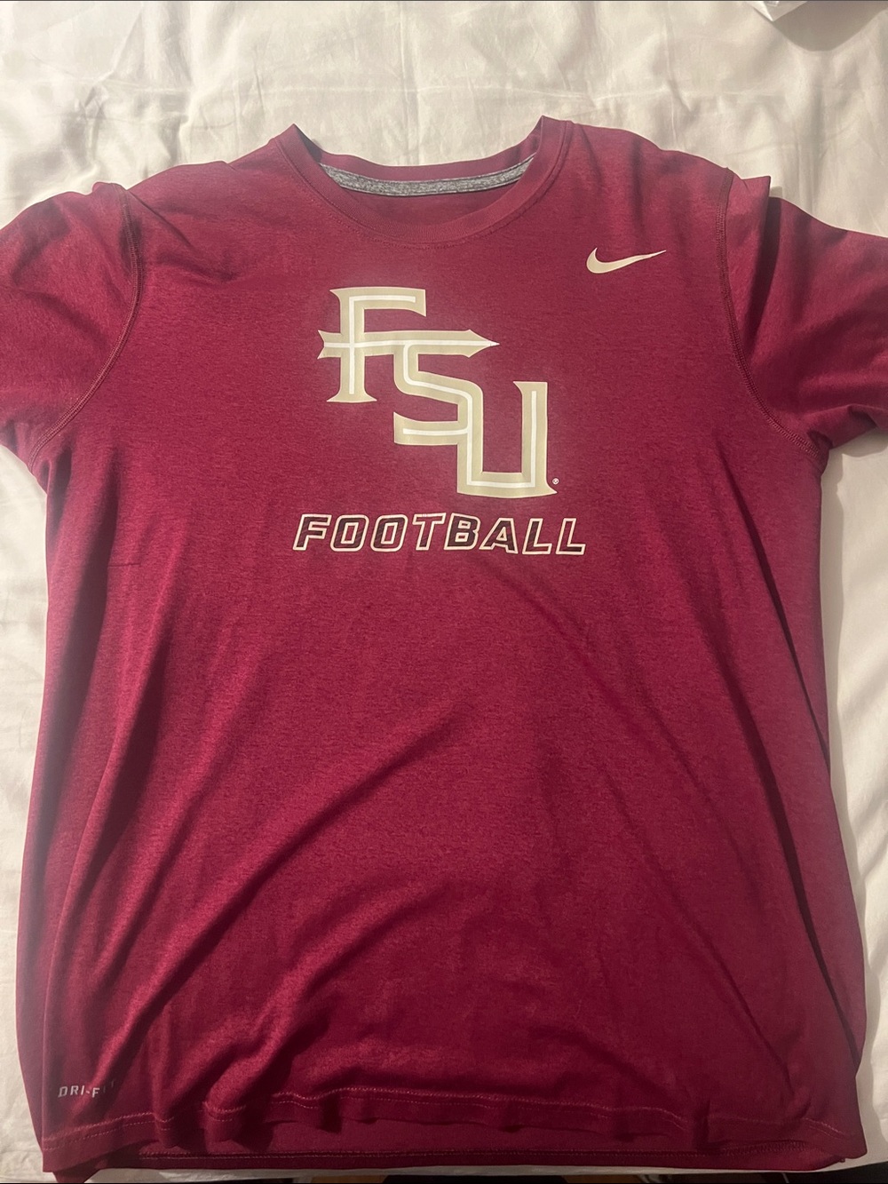 Nike Men’s Maroon FSU Football Dri-FIT Tee